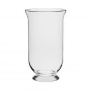 Ваза стеклянная Коньячная прозрачная H250/D140 25 см