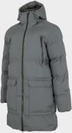 Пальто чоловіче зимове 4F JACKET KUMP010 H4Z22-KUMP010-22S р.3XL сірий меланж