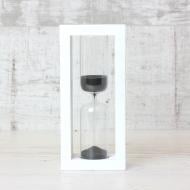 Часы песочные 4-28 15 мин белый/черный 300596 Стеклоприбор