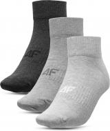 Шкарпетки 4F NOSD4-SOM302-27M+25M+24M р.43-46 сірий 3 шт.