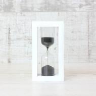 Часы песочные 4-31 10 мин белый/черный 300612 Стеклоприбор