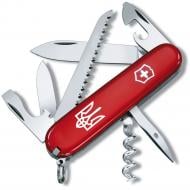 Ніж швейцарський Victorinox CAMPER UKRAINE Тризуб білий (14 інстр) Vx13613_T0010u