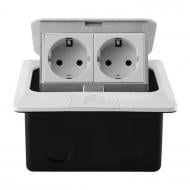 Розетка двойная мебельная с заземлением Livolo C7 IP44 белый VL-SHS016-TCWP-W Розетка двойная мебельная с заземлением Livolo C7 IP44 белый VL-SHS016-TCWP-W