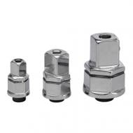 Перехідник на ключ Alloid тріскачковий 1/4, 3/8, 1/2 3 шт. NP-0581