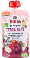 Пюре Holle "Zebra beet" с яблоком, бананом и свеклой органическое (с 6 месяцев) 100г