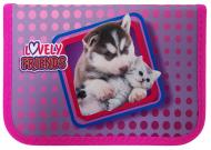 Пенал Lovely Friends 210/70D PL 20003 CLASS розовый