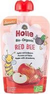Пюре Holle "Red Bee" с яблоком и клубникой органическое (с 8 месяцев) 100г