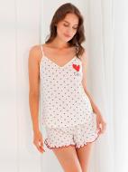 Майка женская Roksana Love 1806/16407 р. 44 белый с красным