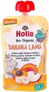 Пюре Holle "Banana-Lama" с бананом, яблоком, манго и абрикосом органическое (с 6 месяцев) 100г