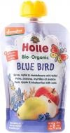 Пюре Holle "Blue Bird" с грушей, яблоком, черникой и овсом органическое (с 6 месяцев) 100г