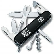 Ніж швейцарський Victorinox CLIMBER UKRAINE Тризуб готичний білий (14 інстр) Vx13703.3_T0630u