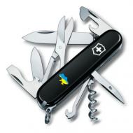 Нож швейцарский Victorinox CLIMBER UKRAINE Мапа України сине-желт. (14 инстр) Vx13703.3_T1166u