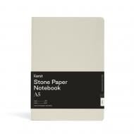 Блокнот для записей Classic A5 нелинованный серый камень мягкий Karst Stone Paper