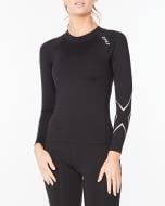 Футболка 2XU Ignition Comp Long Sleeve WA6405a_BLK/SIL р.XS чорний