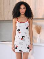 Ночная рубашка Roksana Love 1571/16408 р.XL белый с принтом