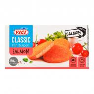 Котлети заморожені VICI лососеві в паніровці 250г
