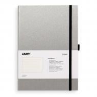Блокнот для записей A5 линейка хром и черный Lamy