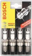 Свеча зажигания Bosch WR78Х SUPER-4 SB 4 шт. 0242232803 ВАЗ 2101-2110 (все 8V)