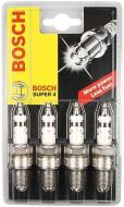 Свеча зажигания Bosch WR78Х SUPER-4 4 шт. Лада 2108-21099, 2110-2112