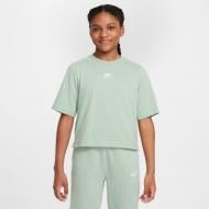 Футболка Nike G NSW SS TOP JSY LBR FN8589-037 р.XL зеленый