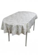 Скатерть водонепроницаемая Simfoni Бежевый узор 136x176 см Прованс