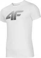 Футболка 4F NOSD4-TSM302-10S р.L білий Футболка 4F NOSD4-TSM302-10S р.L білий