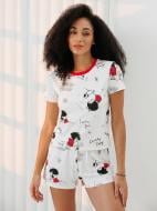 Футболка женская Roksana Love 1789-16408 р. 44 белый с принтом
