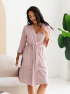 Халат женский Roksana LILA арт. 16717 р. 50-52 розовый с рисунком №1368