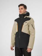 Куртка чоловіча демісезонна 4F SKI JACKET KUMN008 H4Z22-KUMN008-30S р.L бежево-чорна