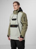 Анорак чоловічий демісезонний 4F SNOWBOARD JACKET KUMS002 H4Z22-KUMS002-44S р.3XL оливковий