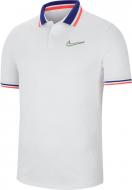 Поло Nike M NKCT SLAM POLO PS NT CI9158-100 р.L белый