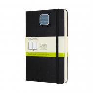 Блокнот для записей Classic Expanded средний нелинованный черный Moleskine