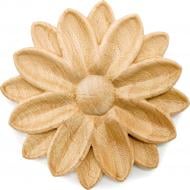 Декоративная панель деревянная розетка 1 шт, RZ.02.90 90х90x7 мм