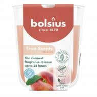 Свеча ароматическая Bolsius TRUE SCENTS в стекле 80/73 аромат Персик