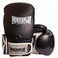 Боксерские перчатки PowerPlay 12oz PP_3019 черный