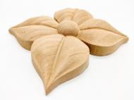 Декоративная панель деревянная розетка 2 шт, RZ.08.60 60х60x9 мм