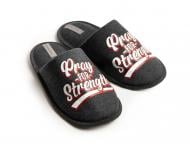 Тапки домашние Twins HS-VL меланж р.40/41 графит