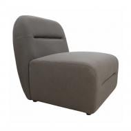 Диван модульный Richman Дольче одинарный со спинкой лорена 1007 стил темно-серый 770x830x800 мм