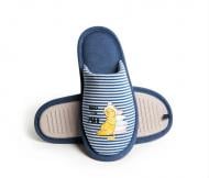 Тапки домашние Twins HS-VL закрытые с полоской р.40/41 синий