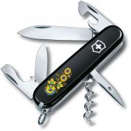 Нож швейцарский Victorinox SPARTAN UKRAINE Цветы (12 инстр) Vx13603.3_T1050u