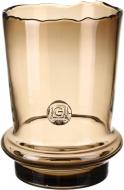 Ваза стеклянная Wrzesniak Glassworks Stamp 30 см коричневая 17-10813A