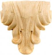 Декоративная панель деревянная капитель 2 шт. CB.05.60 60х63x14 мм