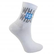 Носки подростковые унисекс Premier Socks WHAT is WHAT р. 18–20 белый