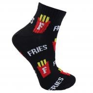 Носки подростковые унисекс Premier Socks средние Попкорн р. 20–22 черный