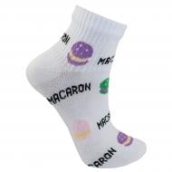 Шкарпетки підліткові унісекс Premier Socks середні Макаронси р. 20–22 білий