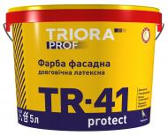 Краска латексная водоэмульсионная Triora TR-41 protect мат белый 1 л