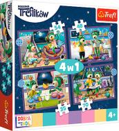Пазли Trefl 4 в 1 Трефлікс перед сном 34399