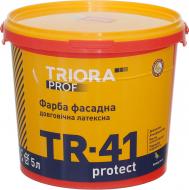 Краска латексная водоэмульсионная Triora TR-41 protect мат белый 5 л