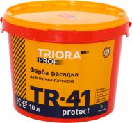 Краска латексная водоэмульсионная Triora TR-41 protect мат белый 10 л