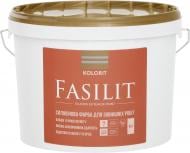 Краска силиконовая водоэмульсионная Kolorit Fasilit LА мат белый 9 л Краска силиконовая водоэмульсионная Kolorit Fasilit LА мат белый 9 л